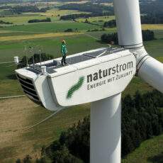 Windkraftanlage der NATURSTROM AG