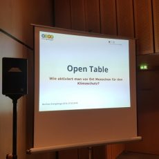 5. Open Table bei den Berliner Energietagen 2018: Wie für den Klimaschutz aktivieren?