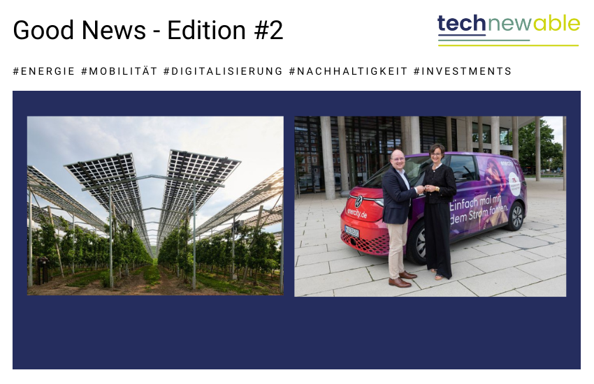 Du betrachtest gerade Technewable – Good News Edition #2
