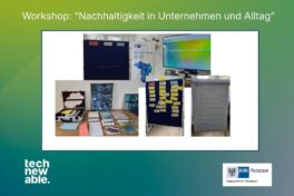 Workshop: „Nachhaltigkeit in Unternehmen und Alltag“